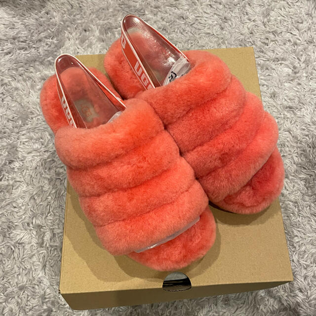 ugg フラッフイヤースライド ネオン 23 37 6