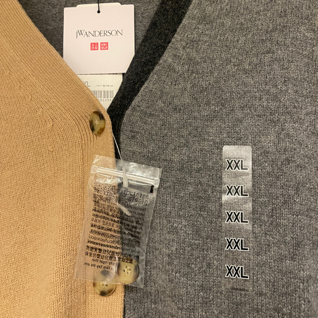 UNIQLO(ユニクロ)のJWアンダーソン ユニクロプレミアムラムVネックロングカーディガン XXL レディースのトップス(ニット/セーター)の商品写真