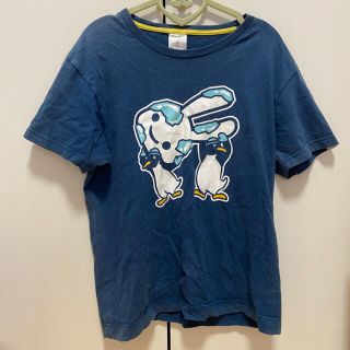 キューン(CUNE)のCUNE ペンギン 氷 夏 Tシャツ ブルーネイビー Mサイズ(Tシャツ(半袖/袖なし))