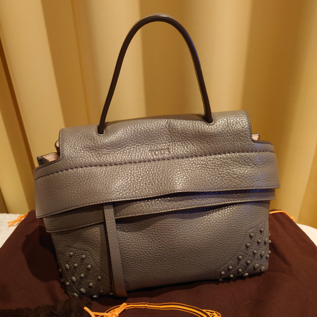 TOD'S - トッズ ウェーブ バック ミニ グレー レア 滝沢真紀子の通販