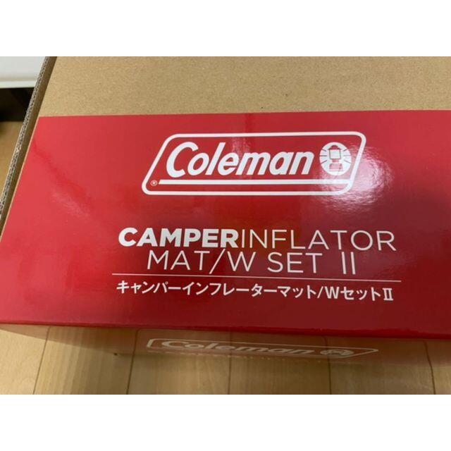 コールマン(COLEMAN) キャンパーインフレーターマット/ＷセットII寝袋
