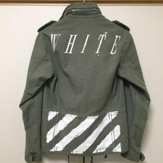 オフホワイト(OFF-WHITE)のoff-white ミリタリージャケット(ミリタリージャケット)