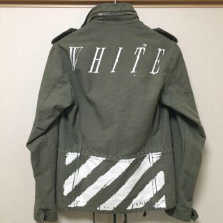 オフホワイト(OFF-WHITE)のoff-white ミリタリージャケット(ミリタリージャケット)