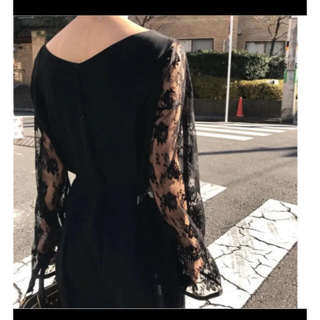 【保障できる】 VINTAGE Ameri - DRESS REFINED SLEEVE LACE VINTAGE Ameri ロング