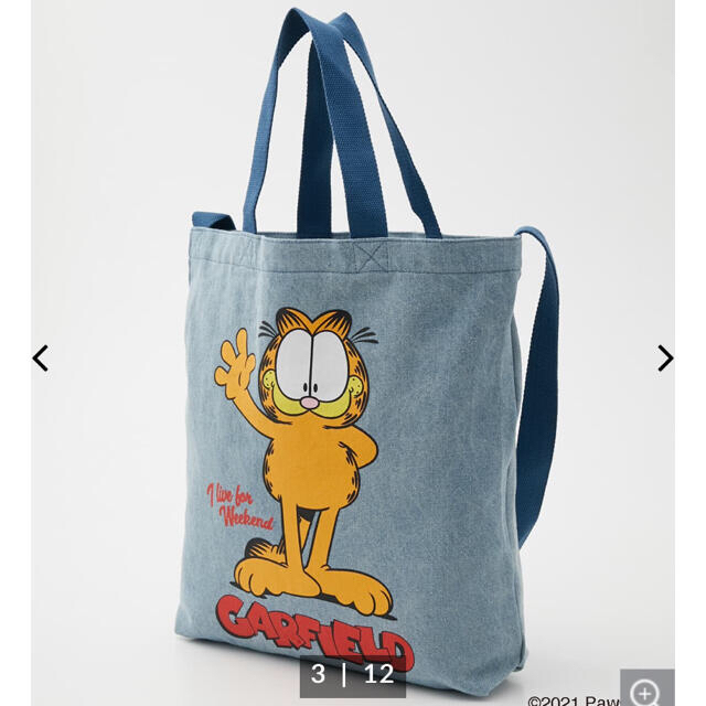 RODEO CROWNS WIDE BOWL(ロデオクラウンズワイドボウル)のロデオクラウンズ GARFIELD 2WAY BAG ガーフィールドバッグ レディースのバッグ(ショルダーバッグ)の商品写真