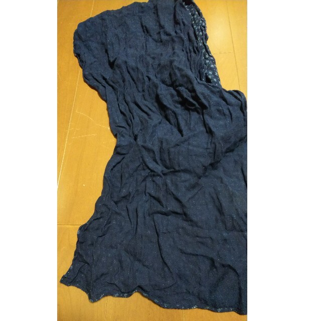 nest Robe(ネストローブ)のネストローブnestrobe☆濃紺柄ストール レディースのファッション小物(ストール/パシュミナ)の商品写真