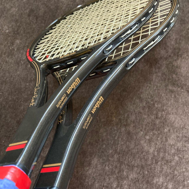 お礼や感謝伝えるプチギフト wilson - ウィルソン クリスエバート グラファイト ミッド 85 G2 2本セット ラケット