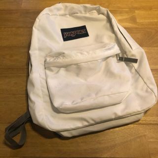 ジャンスポーツ(JANSPORT)のJANSPORT リュックサック　ホワイト(バッグパック/リュック)