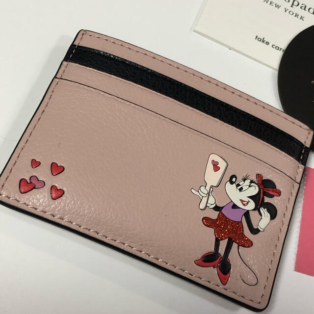 kate spade new york(ケイトスペードニューヨーク)の未使用保管品 タグ付き ケイトスペード ディズニーミニー カードケース　値下げ レディースのファッション小物(名刺入れ/定期入れ)の商品写真