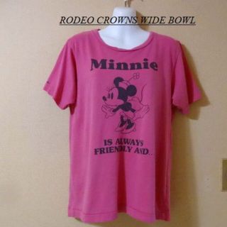 ロデオクラウンズワイドボウル(RODEO CROWNS WIDE BOWL)のRODEO CROWNS WIDE BOWLディズニーコラボミッキー絵柄Tシャツ(Tシャツ(半袖/袖なし))