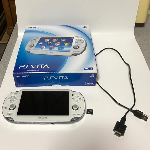 携帯用ゲーム機本体PlayStation VITA PCH-1000 クリスタルホワイト