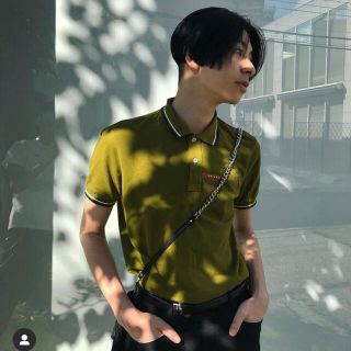 フレッドペリー(FRED PERRY)のイタリア製 fred perry フレッドペリー 半袖 ポロシャツ グリーン(ポロシャツ)