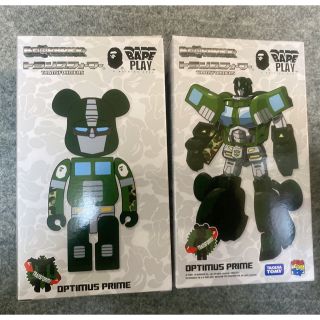 アベイシングエイプ(A BATHING APE)のBE@RBRICK × TRANSFORMERS OPTIMUS PRIME2個(キャラクターグッズ)