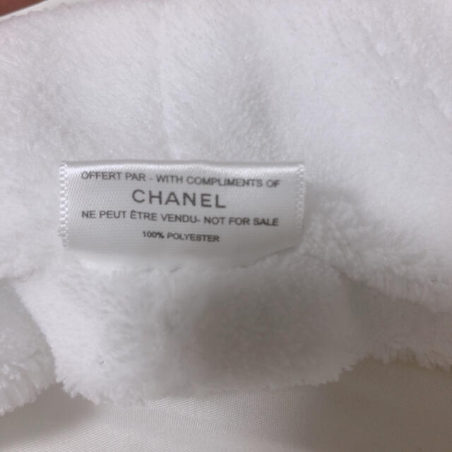超目玉特価品」 CHANEL シャネル ヘアバンド コットン ホワイト