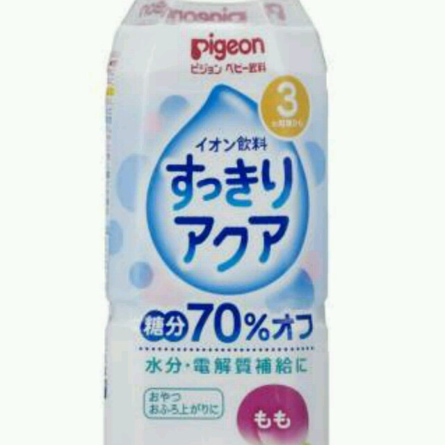 Pigeon(ピジョン)のアマゾン価格3072円!  ピジョン すっきりアクア もも味 500ml×24本 食品/飲料/酒の飲料(その他)の商品写真