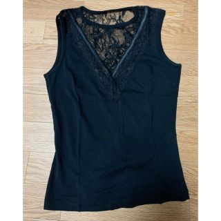 ディーアンドジー(D&G)のD&GレースカットソータンクトップTシャツDOLCE&GABBANAドルガバ(タンクトップ)