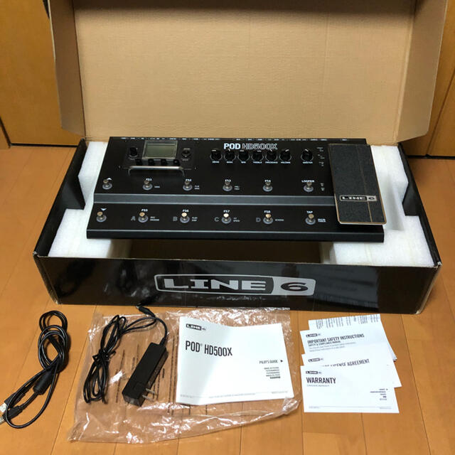 ヤマハ(ヤマハ)のline6  pod hd500x   楽器のギター(エフェクター)の商品写真