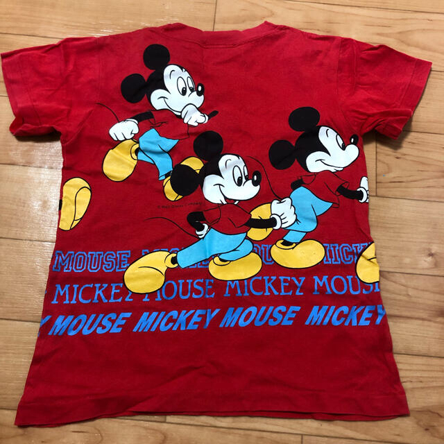 ミッキー　Tシャツ 95 レトロ キッズ/ベビー/マタニティのキッズ服男の子用(90cm~)(Tシャツ/カットソー)の商品写真