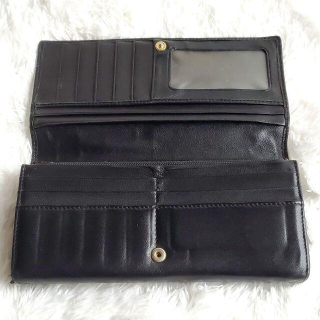 Vivienne Westwood(ヴィヴィアンウエストウッド)のVivienne Westwood 長財布 ブラック ナッパ レザー オーブ レディースのファッション小物(財布)の商品写真