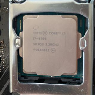 インテレクション(INTELECTION)のCPU Core i7 8700 3.2GHz INTEL 動作確認済(PCパーツ)