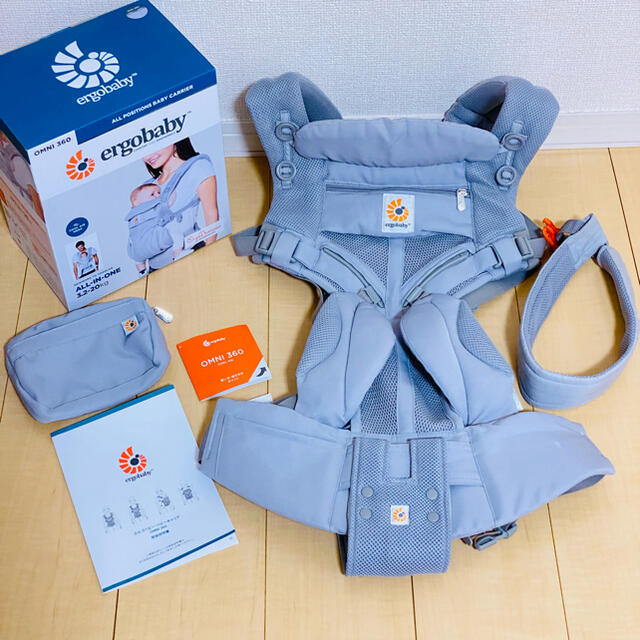 Ergobaby(エルゴベビー)のエルゴ OMNI 360 オムニ クールエア メッシュタイプ おまけ付き キッズ/ベビー/マタニティの外出/移動用品(抱っこひも/おんぶひも)の商品写真