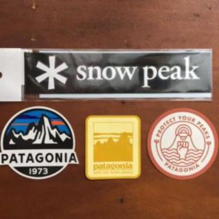 パタゴニア(patagonia)のスノーピークアスタリスク  パタゴニア ステッカー　4枚セット　(その他)