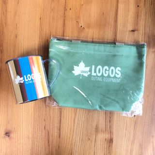 ロゴス(LOGOS)の【新品】LOGOS 保冷バッグ　マグカップ　セット(弁当用品)