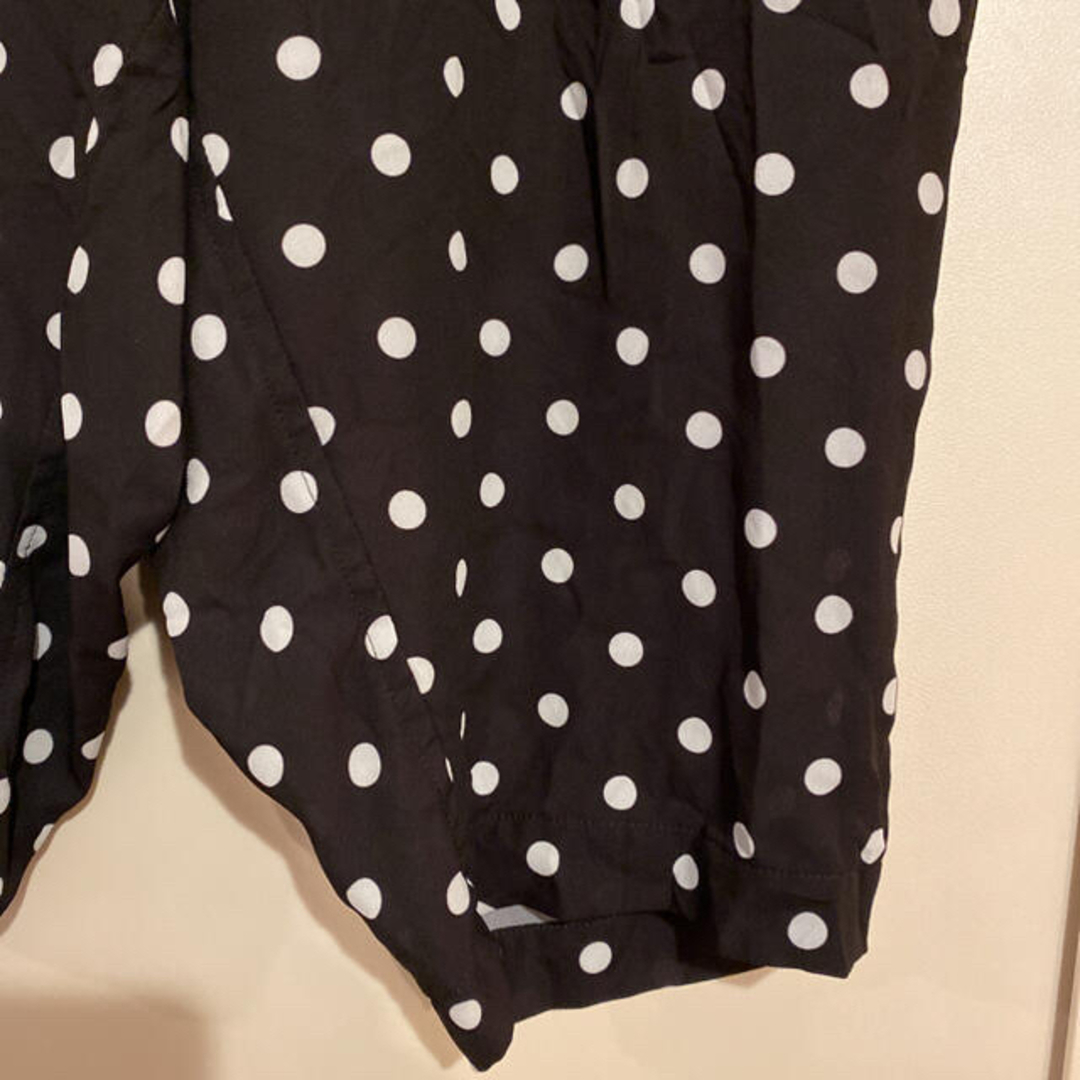 COMME des GARCONS - コムコム コムデギャルソン 水玉パンツ 黒 COMME des GARCONS - コムコム コムデギャルソン 水玉パンツ 黒