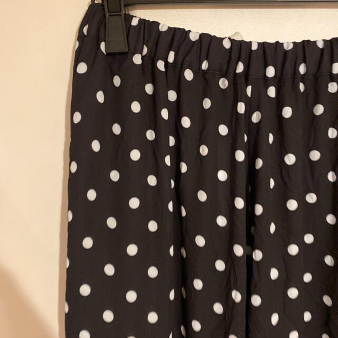 COMME des GARCONS - コムコム コムデギャルソン 水玉パンツ 黒 COMME des GARCONS - コムコム コムデギャルソン 水玉パンツ 黒