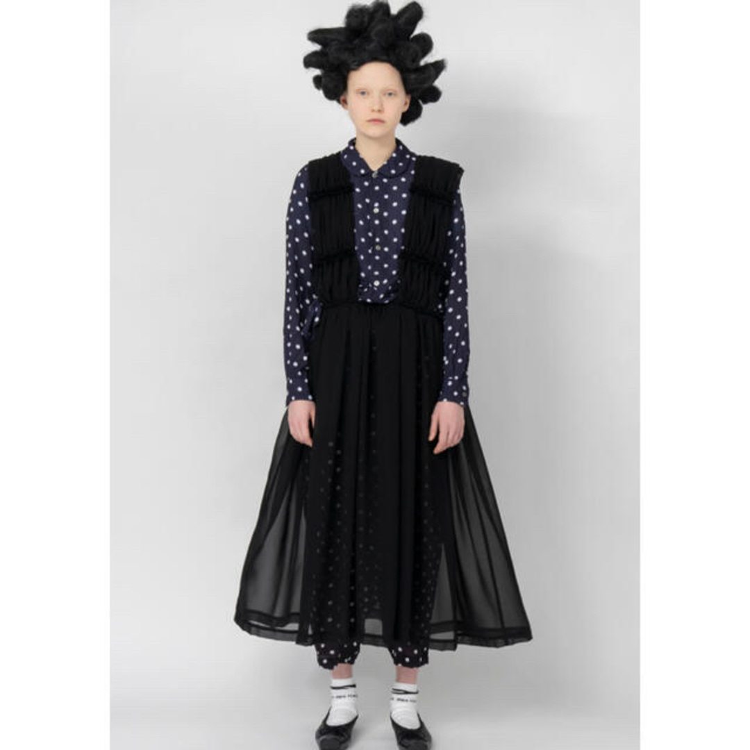 COMME des GARCONS - コムコム コムデギャルソン 水玉パンツ 黒 COMME des GARCONS - コムコム コムデギャルソン 水玉パンツ 黒