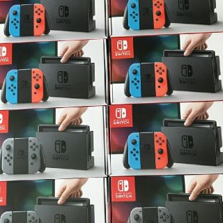 新品未開封　任天堂スイッチ　ネオン7台　ブラック6台(家庭用ゲーム機本体)