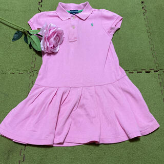ラルフローレン(Ralph Lauren)の２５日限定価格！春夏に！ラルフローレン☆可愛いピンク色ワンピース(ワンピース)