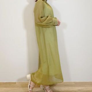 ロングベストセットワンピース グリーン ロングベストセットワンピース グリーン