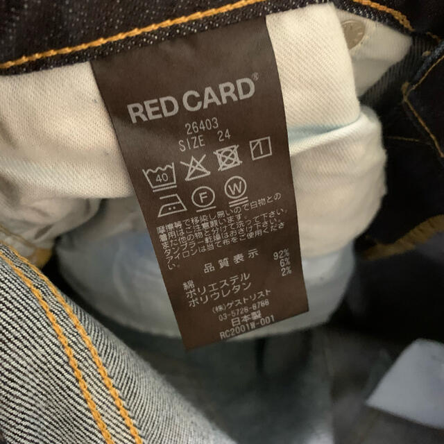 RED CARD 26403 デニム W24 YU1パンツ