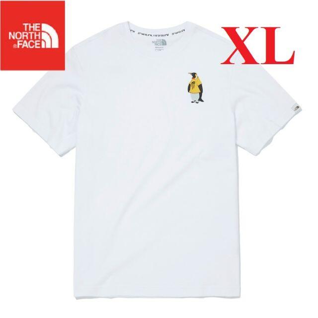 超希少❗ 海外 ノースフェイス Tシャツ 半袖 綿100% 白/XL K113G