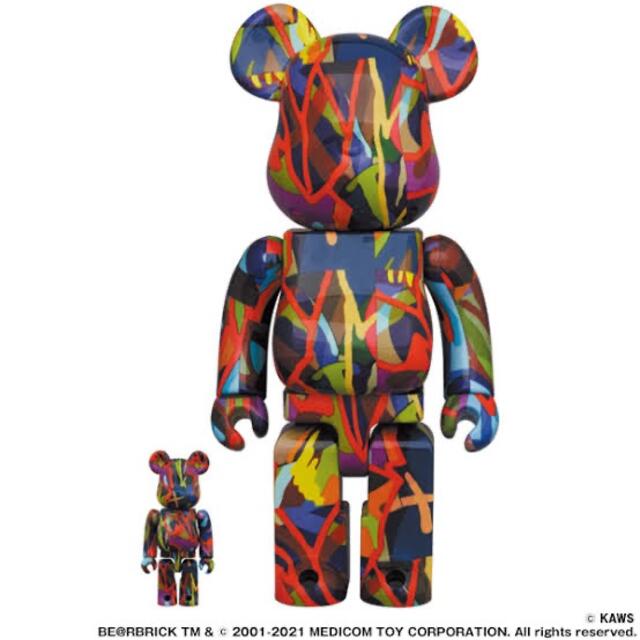 キャラクターグッズ MEDICOM TOY - BE@RBRICK KAWS TENSION 100% & 400%