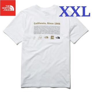 ザノースフェイス(THE NORTH FACE)の海外 ノースフェイス Tシャツ 半袖 綿100%  白/2XL K156D(Tシャツ/カットソー(半袖/袖なし))