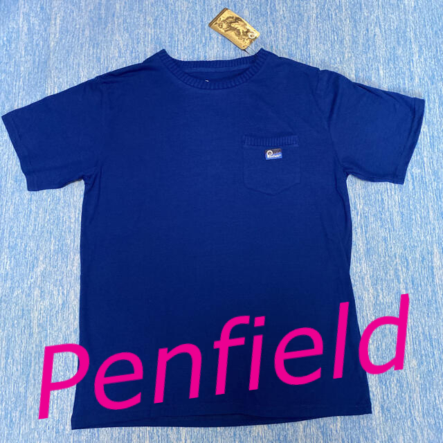 PEN FIELD(ペンフィールド)の未使用タグ付Penfieldペンフィールド半袖TシャツLサイズ胸ポケット付 メンズのトップス(Tシャツ/カットソー(半袖/袖なし))の商品写真