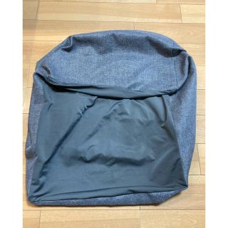 ビーズクッション　カバー　カバーのみ　グレー　洗えるカバー　Ｐｕｆｆ(クッションカバー)