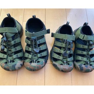 キーン(KEEN)のKEEN/NEWPORT   17cm  18.5cm  2足セット 超美品(サンダル)