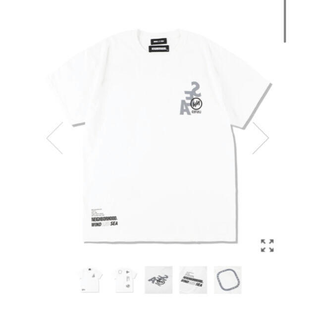 NBHD X CASETIFY X WDS C-TEE SS / WHITE L