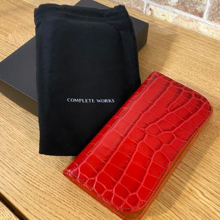 【NEW 本革】定価¥30,800 ブランド 長財布 クロコパターン 廃盤品①(長財布)