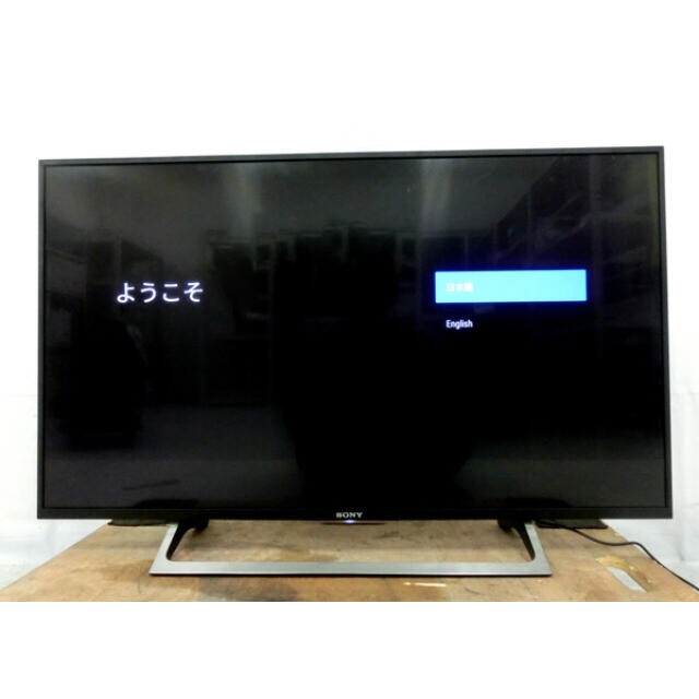 SONY 4k 高画質　43インチ　液晶テレビ　KJ-43X8000E