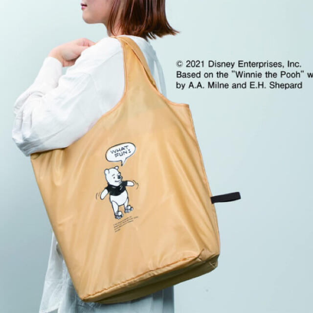 角川書店(カドカワショテン)の東海Walker 2021 7月号 付録 『くまのプーさん エコバッグ』 レディースのバッグ(エコバッグ)の商品写真