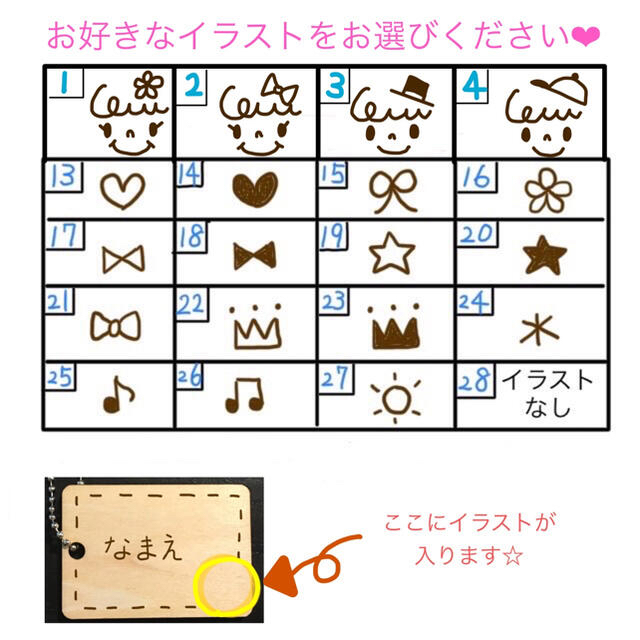 名入れキーホルダー♡ネームプレート♡名札♡プチギフト♡プレゼン♡キャンプ♡席札
