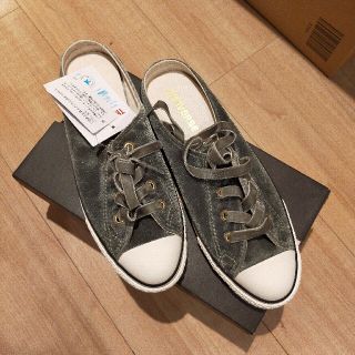 コンバース(CONVERSE)の新品Converseスリッポン カーキ 24.5cm(スニーカー)