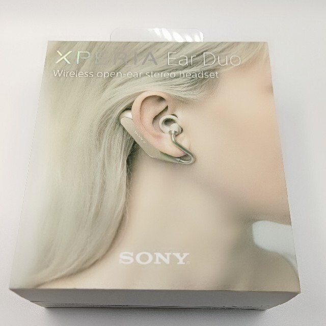 Xperia(エクスペリア)の売約済みxperia ear duo　ゴールド スマホ/家電/カメラのオーディオ機器(ヘッドフォン/イヤフォン)の商品写真