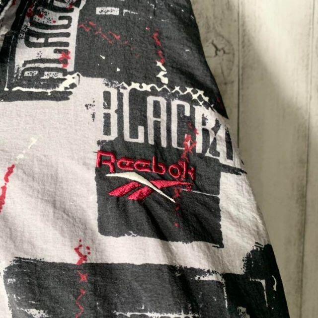 Reebok(リーボック)の【2XL相当 90s】リーボック BLACK TOP 刺繍 ナイロンジャケット. メンズのジャケット/アウター(ナイロンジャケット)の商品写真