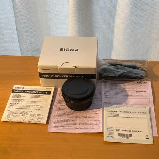 シグマ(SIGMA)のSIGMA MC-11 マウントコンバーター EF-E SONY機でEFレンズ(ミラーレス一眼)