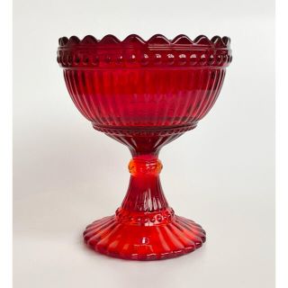 イッタラ(iittala)のマリボウル レッド 横長イッタラシール付き ラージ イッタラ マリメッコ(置物)